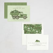 "loads of joy" - Holiday Cards in Evergreen by Kamala Nahas - Assembled