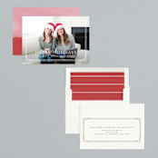 "Framed" - Holiday Cards in Snow by Creo Study - Assembled