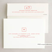 "New Year Shortcut" - Holiday Cards in Santa by Gwen Bedat - FREE Recipient Addressing