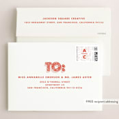 "Fun Mail" - Holiday Cards in Cardinal by Paper Raven Co. - FREE Recipient Addressing