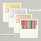 "City ornament" - Holiday Cards in Navy by Creo Study - Envelope Liners