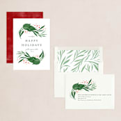 "Classic holiday" - Holiday Cards in Snow by Erin L. Wilson - Assembled