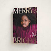 "Bright" - Holiday Cards in North Star by Susan Asbill - Folded Card