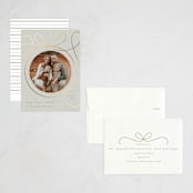 "Ornament Frame" - Holiday Cards in Cinder by Erin German - Assembled