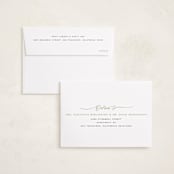 "Faubourg" - Holiday Cards in Pudding by Leia Matt - FREE Recipient Addressing