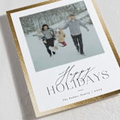 "Delicate Frame" - Holiday Cards in Snow by Carolyn Nicks - Detail