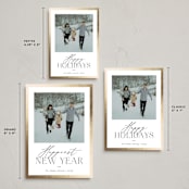 "Delicate Frame" - Holiday Cards in Snow by Carolyn Nicks - Formats Available