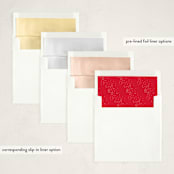 "snowdrift" - Holiday Ornament Cards in Snow by Sara Hicks Malone - Envelope Liner Options