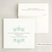 "Tinsel Wreath" - Holiday Ornament Cards in Snow by Laura Hankins - FREE Recipient Addressing
