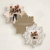 "Heaven&Nature" - Holiday Ornament Cards in Winter by Ana de Sousa - Back of Card Options