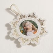 "Heaven&Nature" - Holiday Ornament Cards in Winter by Ana de Sousa - Detail