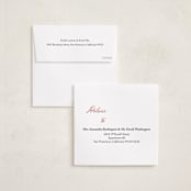 "A Very Married Christmas Foil Ornament" - Holiday Ornament Cards in Snow by Anna Kasper - FREE Recipient Addressing