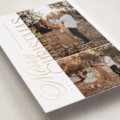 "Sideways Merry" - Holiday Cards in Tinsel by Kelly Schmidt - Detail