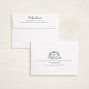 "Colonial Christmas" - Holiday Cards in Lake by Paper Sun Studio - FREE Recipient Addressing
