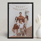 "Decked Out" - Holiday Cards in Coal by Kristie Kern - Front