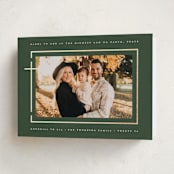 "On earth, peace" - Holiday Cards in Pine by Heather Schertzer - Folded Card