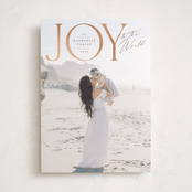 "Joy to All the World" - Holiday Cards in Pine by Wildfield Paper Co - Front