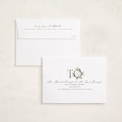 "Joy to All the World" - Holiday Cards in Pine by Wildfield Paper Co - FREE Recipient Addressing