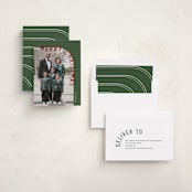 "Curve" - Holiday Cards in Pine by Brianne Larsen - Assembled