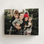 "Classico" - Holiday Cards in Snow by Bethan - Folded Card