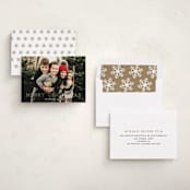 "Classico" - Holiday Cards in Snow by Bethan - Assembled