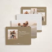 "Wiggle" - Holiday Cards in Snow by Pixel and Hank - Back of Card Options