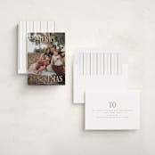 "Christmas" - Holiday Cards in Snow by Rebecca Durflinger - Assembled