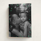 "Tree Lot" - Holiday Cards in Snow by Heather Schertzer - Folded Card
