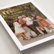 "Bold Merry" - Holiday Cards in Snow by Shari Margolin - Detail