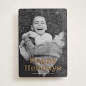 "Bold Modern" - Holiday Cards in Eggnog by Katherine Moynagh - Front