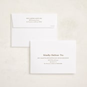 "Bold Modern" - Holiday Cards in Eggnog by Katherine Moynagh - FREE Recipient Addressing