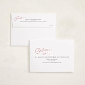 "Merry, Merry!" - Holiday Cards in Ruby by Alston Foster - FREE Recipient Addressing