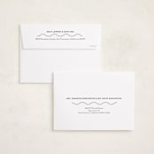 "Ric Rac Top and Bottom" - Holiday Cards in Night by Danie Romrell - FREE Recipient Addressing