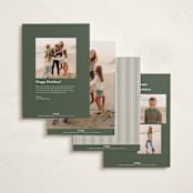 "The Prep" - Holiday Cards in Balsam by Kristie Kern - Back of Card Options
