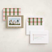 "Southern Sripes" - Holiday Cards in Azalea by Cindy Reynolds - Assembled