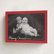 "Christmas Pudding" - Holiday Cards in Cherry by Ani Somi - Folded Card