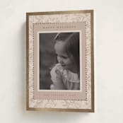 "Gilded Toile" - Holiday Cards in Caramel by Teju Reval - Folded Card