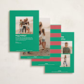 "pop joy" - Holiday Cards in Wreath by Lori Wemple - Back of Card Options