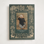 "Forest under the moonlight" - Holiday Cards in Forest by Sabrin Deirani - Front