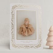 "Blonda" - Holiday Cards in Latte by Tamara Hilje - Front