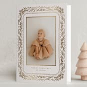 "Blonda" - Holiday Cards in Latte by Tamara Hilje - Folded Card