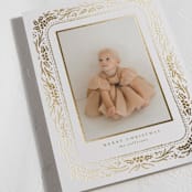 "Blonda" - Holiday Cards in Latte by Tamara Hilje - Detail