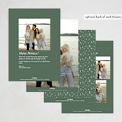 "magical holiday season" - Holiday Cards in Forest by Karidy Walker - Back of Card Options