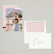 "Holiday Arch" - Holiday Cards in Berry by Angela Thompson - Assembled