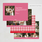 "Scramble" - Holiday Cards in Candy by Lauren Chism - Back of Card Options