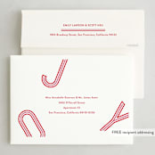 "Scramble" - Holiday Cards in Candy by Lauren Chism - FREE Recipient Addressing
