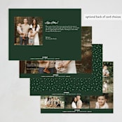 "encircled" - Holiday Cards in Forest by Paper Raven Co. - Back of Card Options