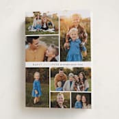 "Septet" - Holiday Cards in Snowflake by Jessica Williams - Folded Card