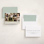 "Holiday Photo Grid" - Holiday Cards in Coal by Kimberly Morgan - Assembled