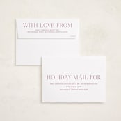 "Holiday Photo Grid" - Holiday Cards in Cranberry by Kimberly Morgan - FREE Recipient Addressing
